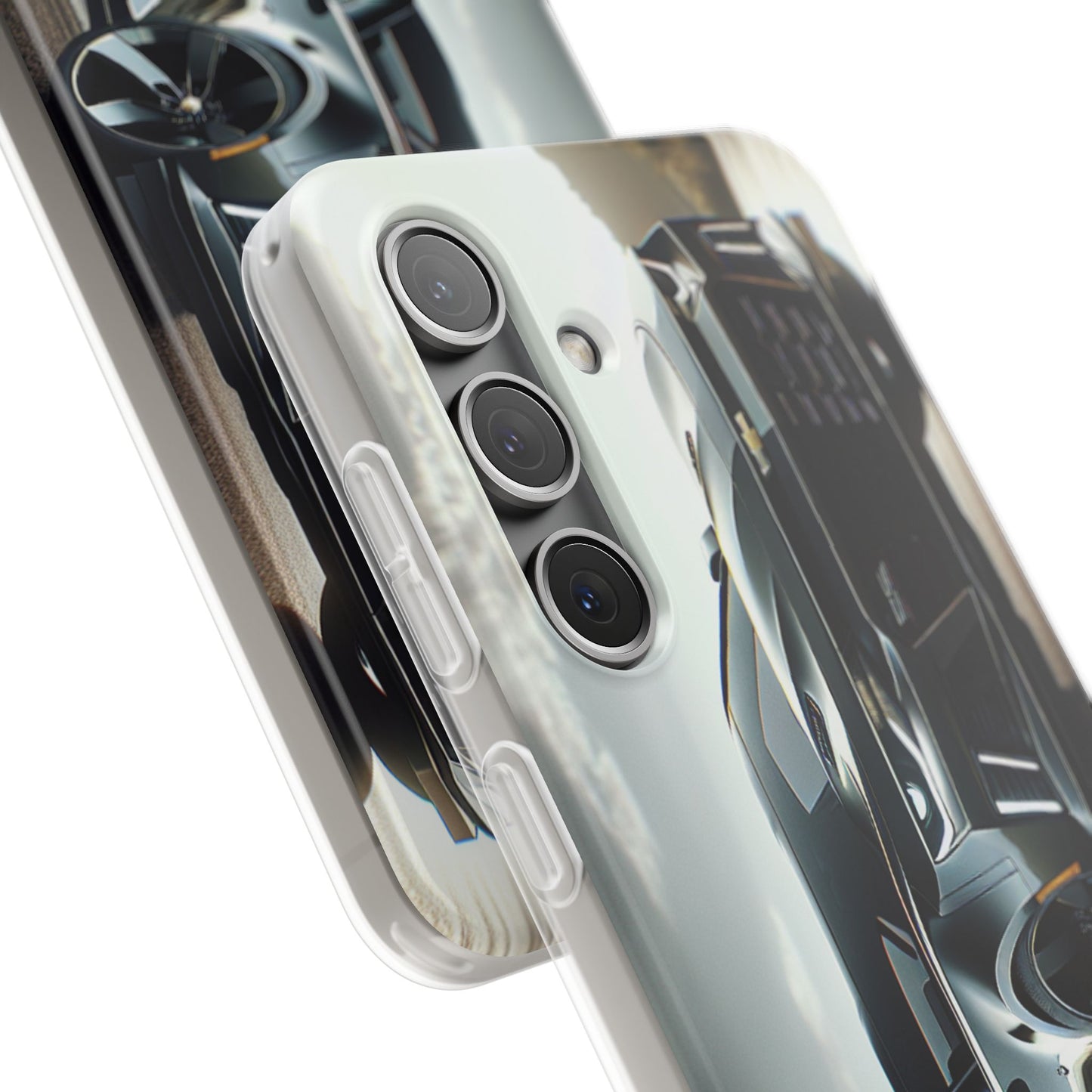 Flexi Phone Case for iPhone & Samsung – 2022 Chevy Camaro SS Car Design Protective Cover