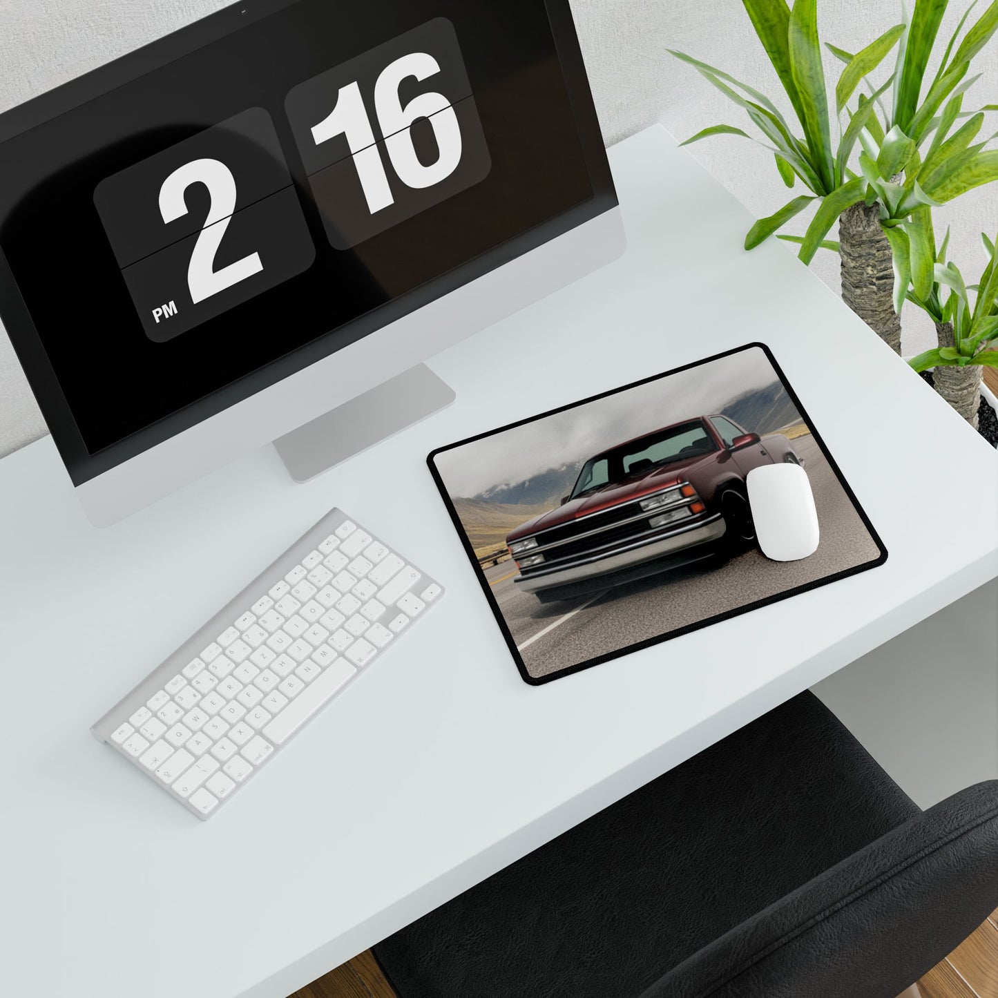 1996 Chevy Pickup Truck Desk Mat – Classic Truck Design Mouse Pad for Chevy Fans