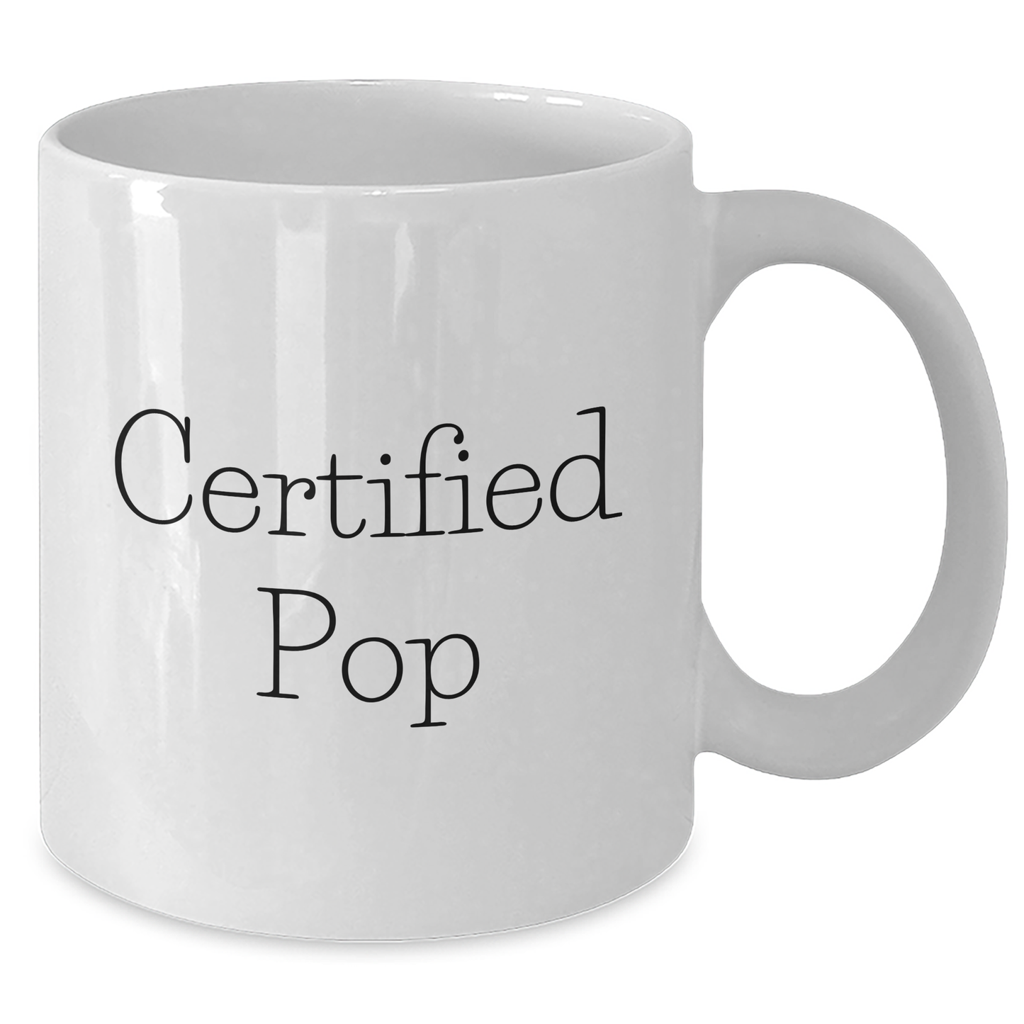 Funny Quote White Coffee Mugs for Pop, Unique Gifts from Friends to Family, Father's Day Unique Gifts - Victory Thru Vision