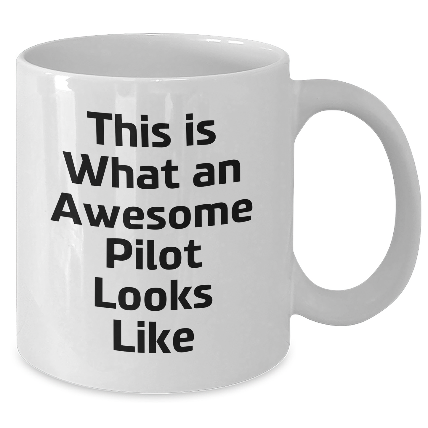 Funny Pilot Quotes White Coffee Mug Gifts from Men to Awesome Pilots, Unique Father's Day Unique Gifts for Him - Victory Thru Vision