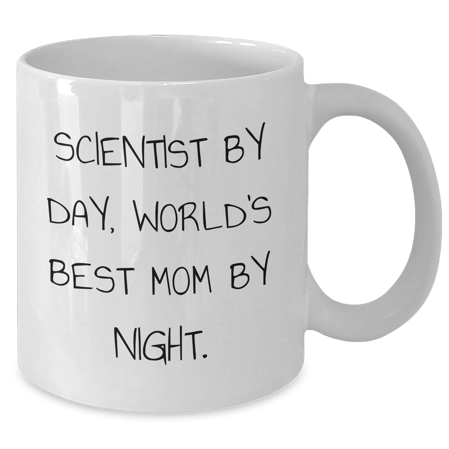 Scientist By Day Funny White Coffee Mug, Gifts from Mom to World's Best Dad on Father's Day, 11oz or 15oz Ceramic Mug - Additional