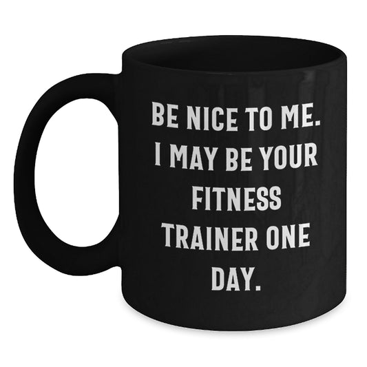 Fitness Trainer Gifts from Men to Men Funny Inspirational Mugs Black Coffee for Christmas Unique Presents - Main