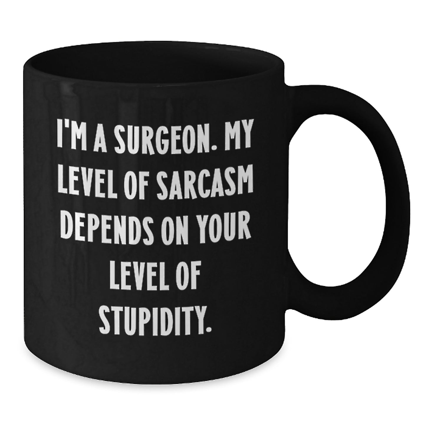 I'm A Surgeon Gifts from Men to Surgeon Friends Funny Christmas Unique Mugs Black Coffee, Surgeon Humor, Black Ceramic Mug for Surgeon, Funny Christmas Unique Gifts for Surgeon Men - Additional