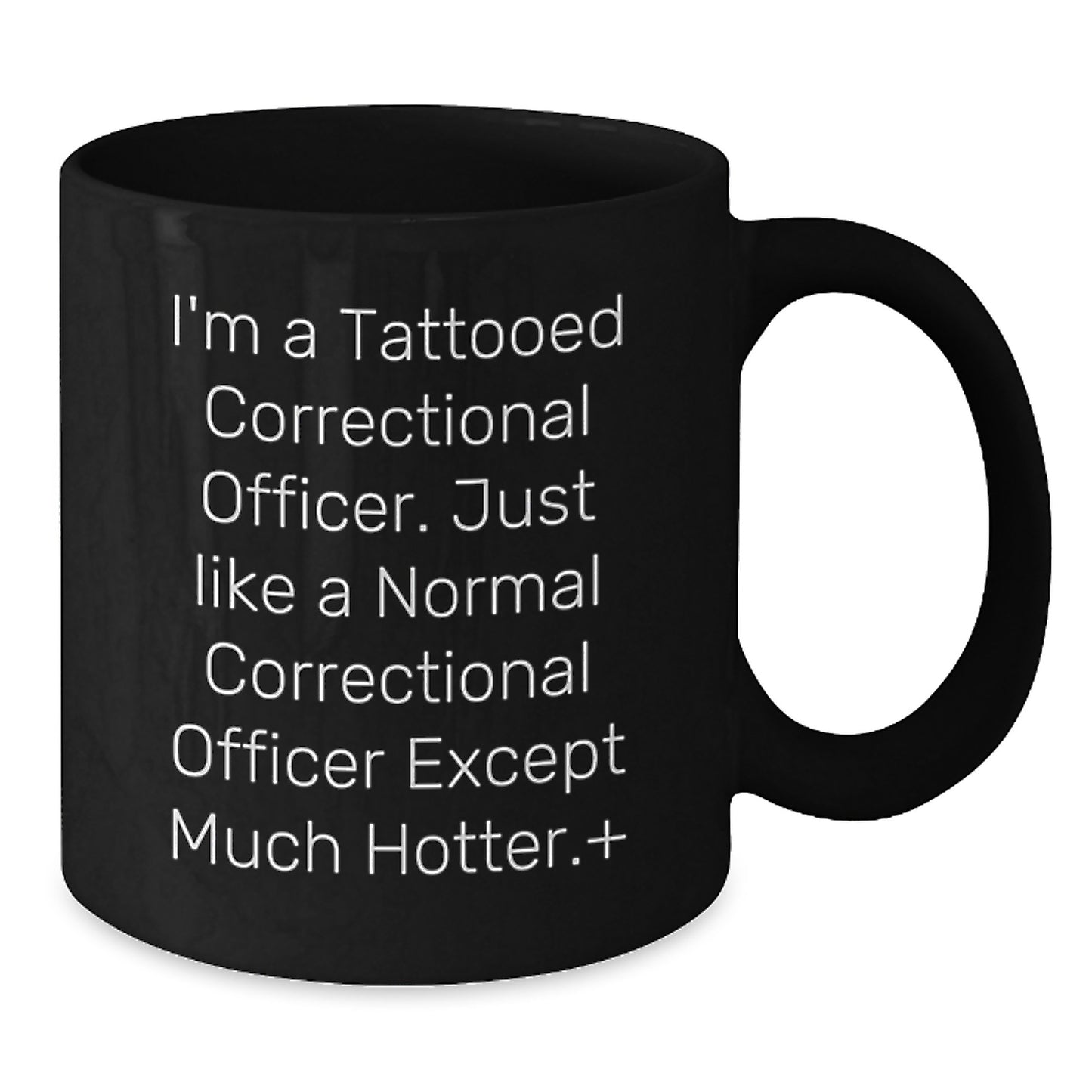 Tattooed Correctional Officer Funny Mugs, Hot Correctional Officer Gifts for Men, Correctional Officer Christmas Unique Presents from Friends - Additional