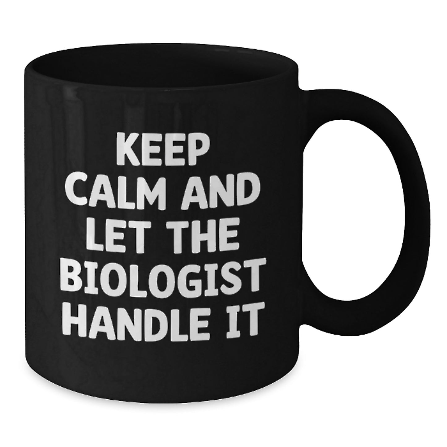 Funny Biologist Gifts from Friends - Black Coffee Mug for Christmas Unique Gifts for Him or Her - Additional