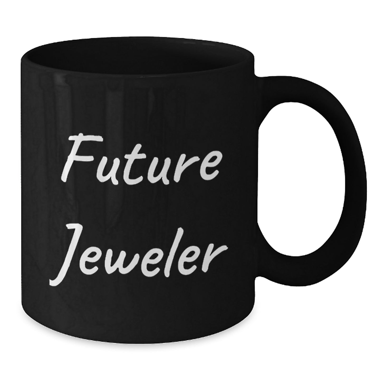 Gifts from Jeweler Enthusiasts, Funny 'Future Jeweler' Black Coffee Mugs for Men, Women, Friends, Family Christmas Unique - Additional