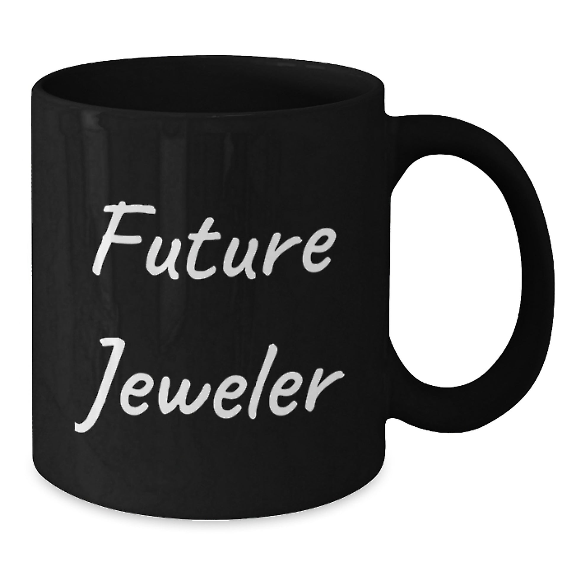 Gifts from Jeweler Enthusiasts, Funny 'Future Jeweler' Black Coffee Mugs for Men, Women, Friends, Family Christmas Unique - Additional