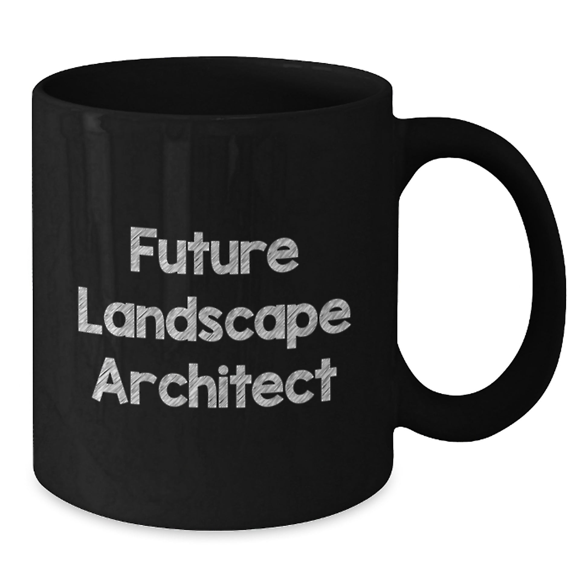 Funny Future Landscape Architect Inspirational Black Coffee Mug, Gifts from Friends for Landscape Architect, Christmas Unique Gifts - Additional