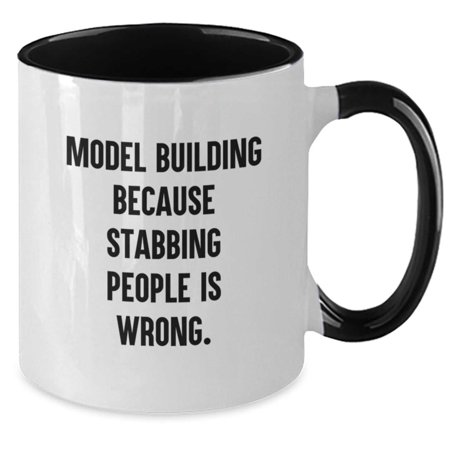 Funny Model Building Gifts from Friends, Unique Two Tone Coffee Mugs for Model Building Enthusiasts, Christmas Unique Gifts - Additional