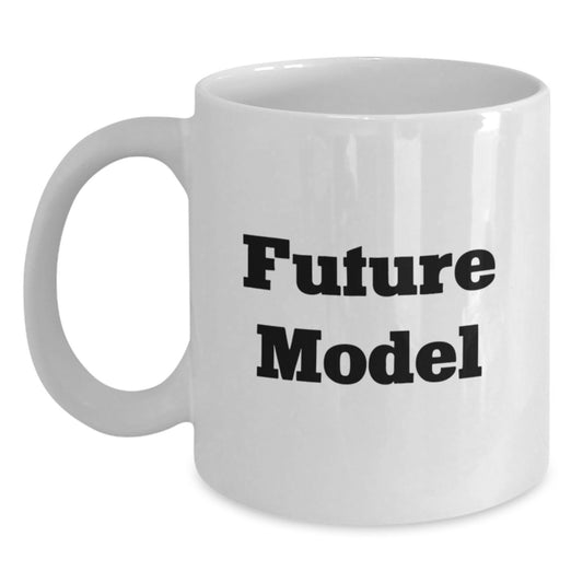 Funny Model Gifts for Men White Coffee Mugs, Gifts from Friends to Model Enthusiasts, White Ceramic Christmas Unique Gifts - Main