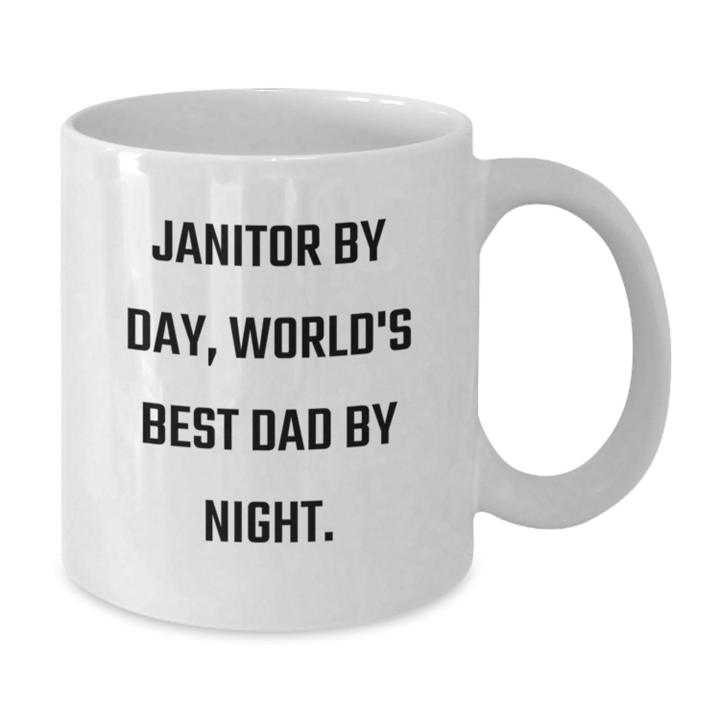 Janitor By Day Funny White Coffee Mug Gifts from Friends for Graduation Unique Janitor Gifts - Additional