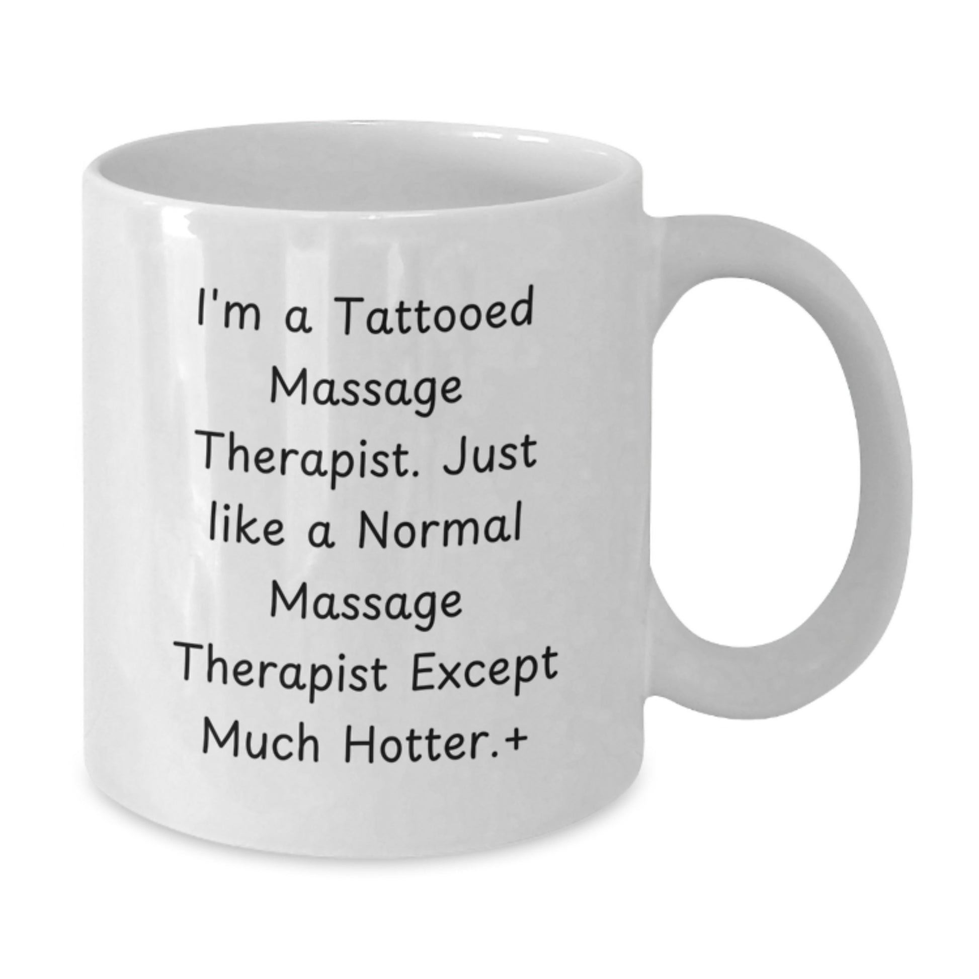Funny Tattooed Massage Therapist Gifts for Men, Unique White Coffee Mug for Friends, Christmas Unique Gifts from Family - Additional