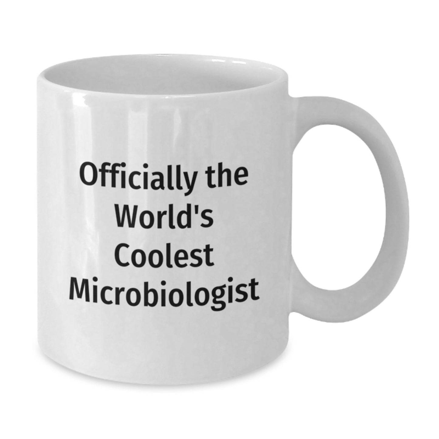 Funny Microbiologist White Coffee Mug Gifts from Friends, Officially The World's Coolest Microbiologist Inspired Mug for Christmas Unique Gifts, Perfect for Microbiologist Enthusiasts - Additional