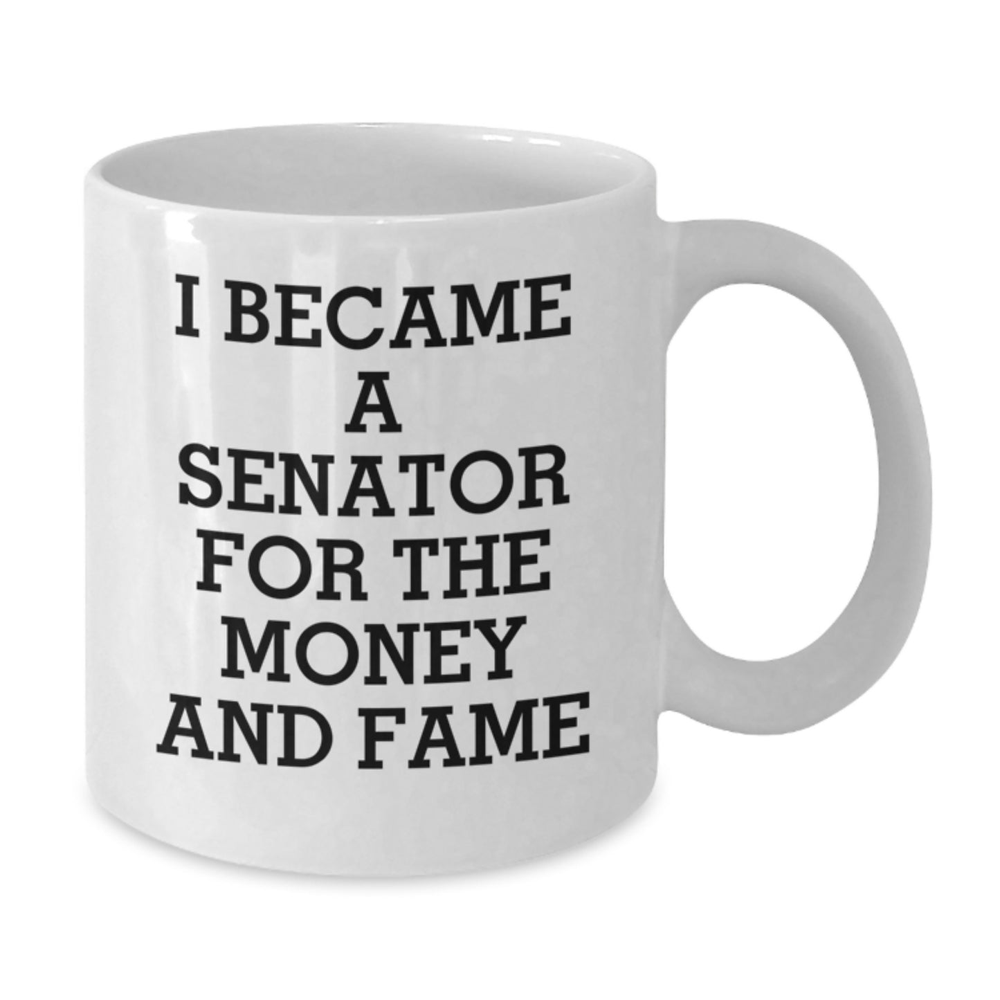 Funny Senator Gifts, Unique White Coffee Mug, Christmas Memorable Presents for Senator - Additional