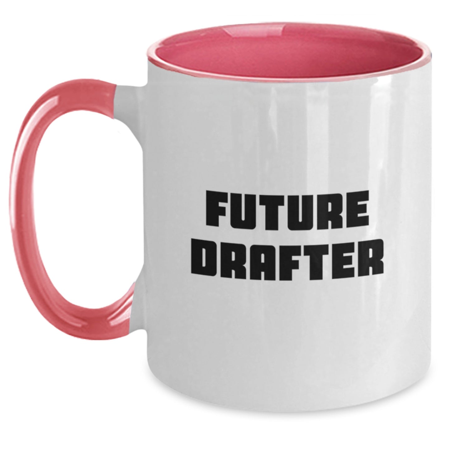 Funny Future Drafter Gifts for Drafter Men - Two Tone Coffee Mug, Inspirational Quote for Christmas Unique Gifts from Friends - Main