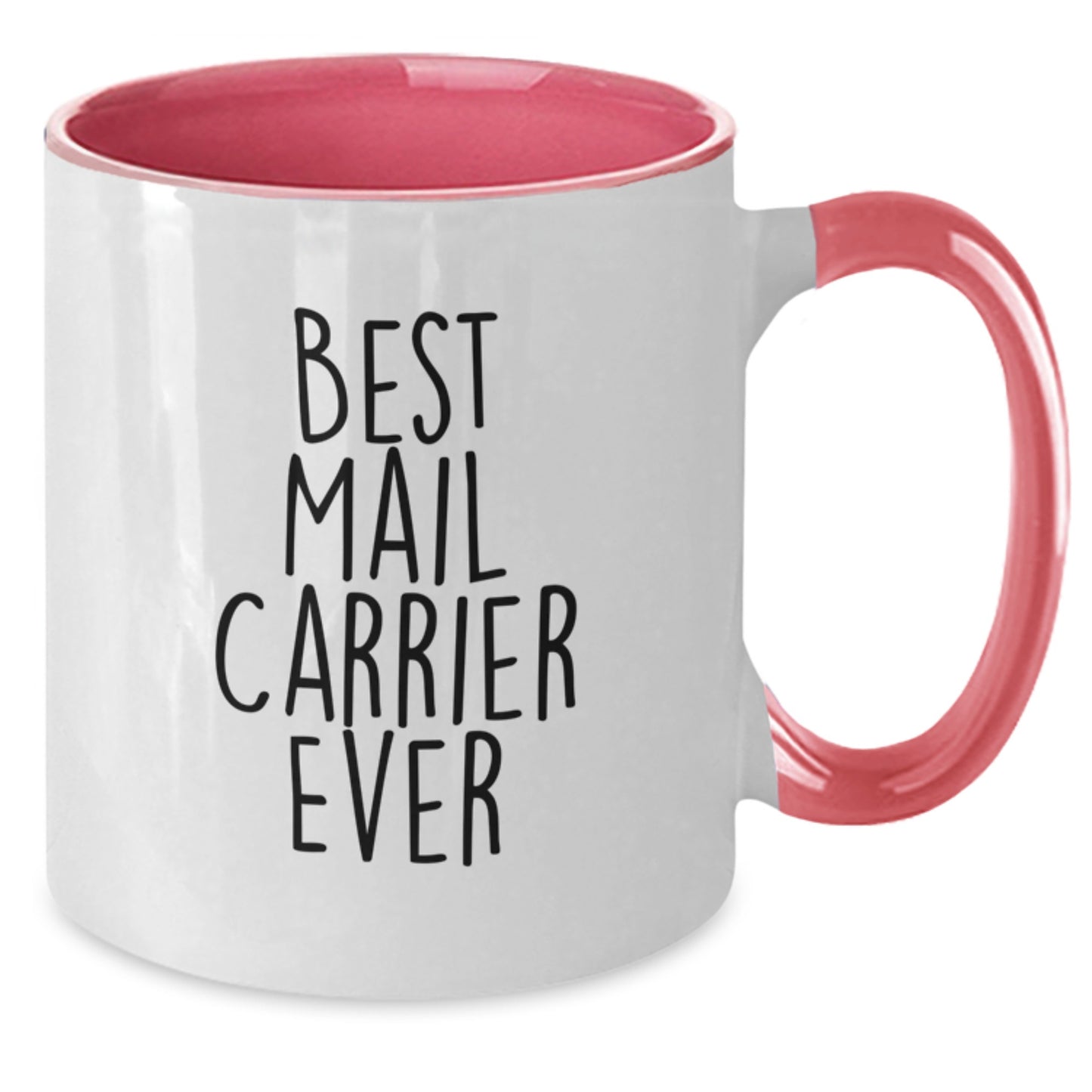 Funny Mail Carrier Gifts from Friends and Family, Best Mail Carrier Ever Two Tone Coffee Mug for Mail Carrier Christmas Unique Presents - Additional