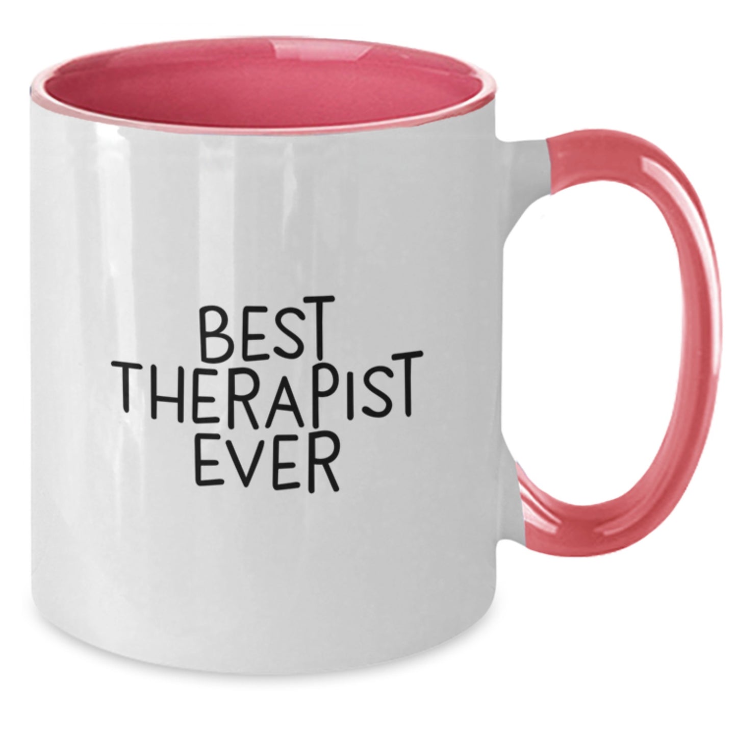 Funny Therapist Gifts from Men to Best Therapist Ever - Two Tone Coffee Mug for Graduation - Additional