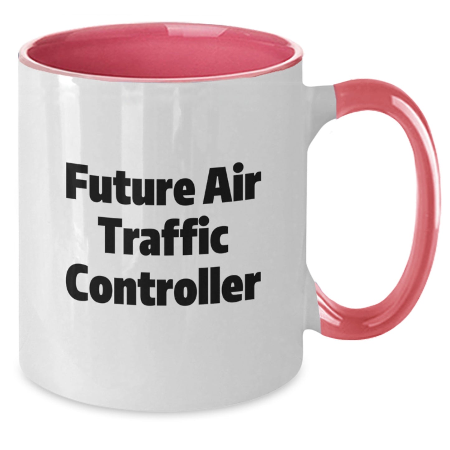 Funny Future Air Traffic Controller Gifts from Friends - Christmas Unique Air Traffic Controller Two Tone Coffee Mugs with Inspirational Quote for Men and Women - Additional