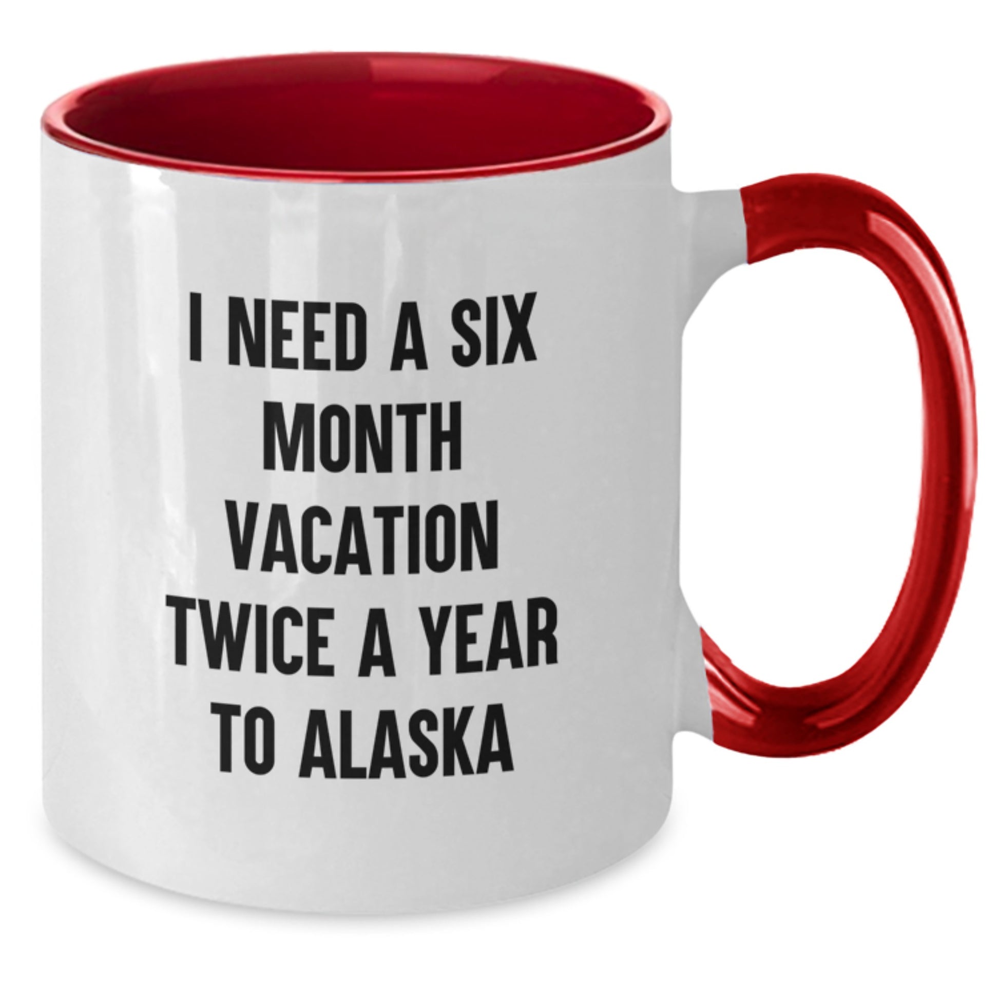 Alaska Enthusiast Gifts from Men to Friends, Funny Two Tone Coffee Mug for Christmas Unique Gifts - Additional