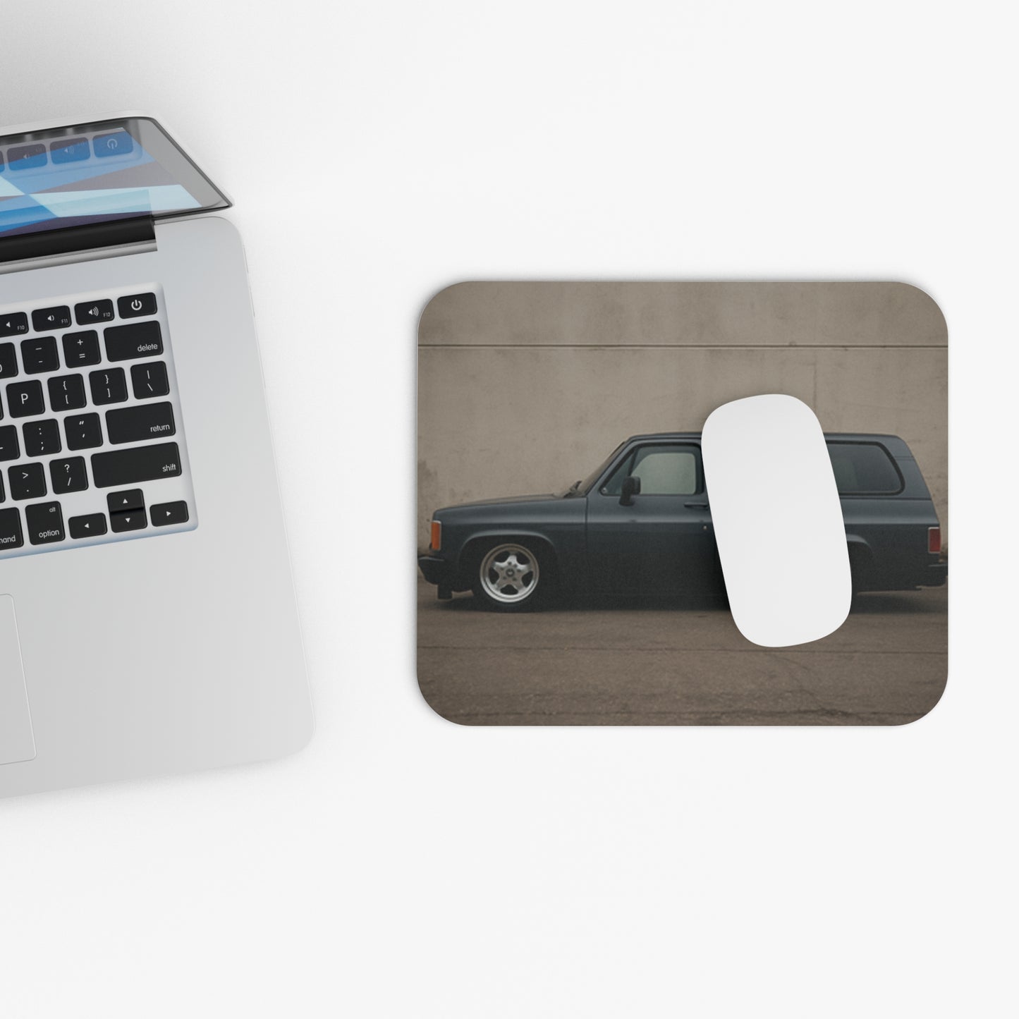 Lowered 1985 Chevy Blazer Mouse Pad – Custom Classic Truck Desk Accessory for Chevy Fans