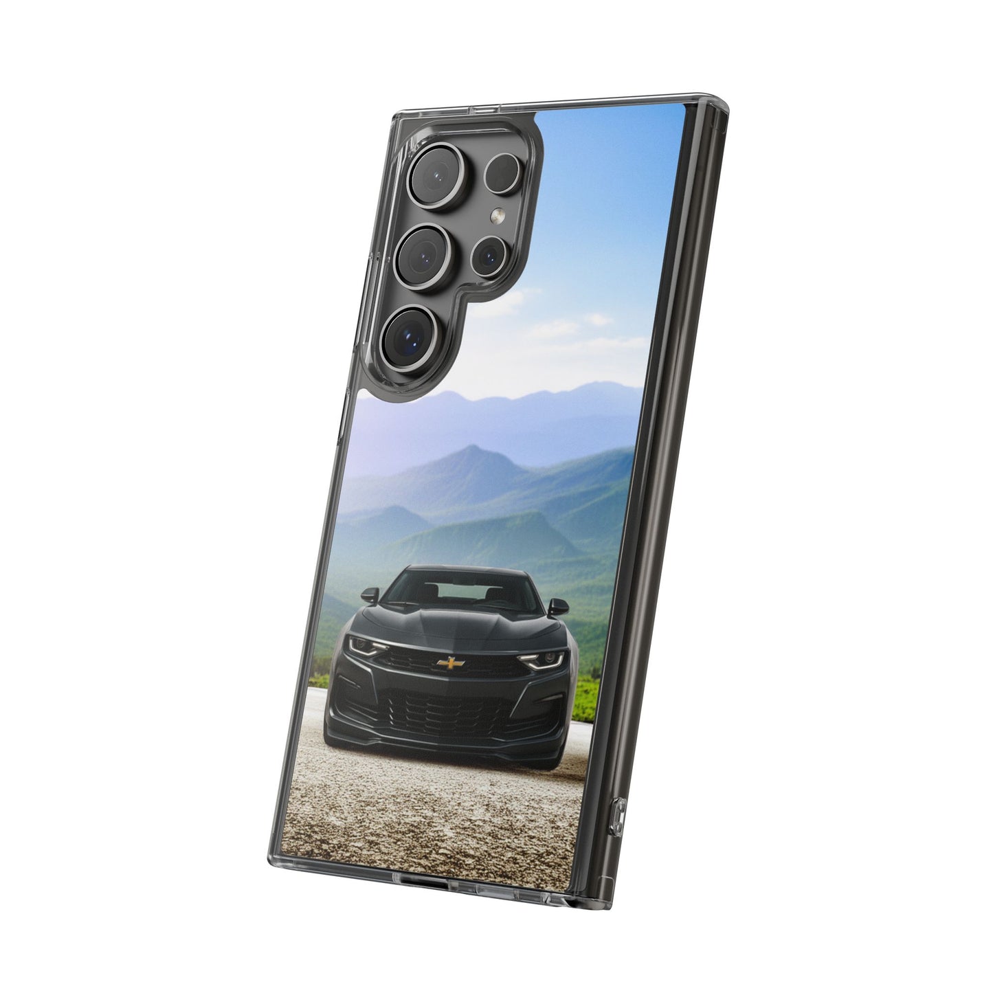 2022 Chevy Camaro SS Clear Phone Case - Ideal for Car Lovers, Outdoor Adventure, Unique Gift for Birthdays, Christmas, Stylish Accessory, Flexi Phone Case for iPhone & Samsung