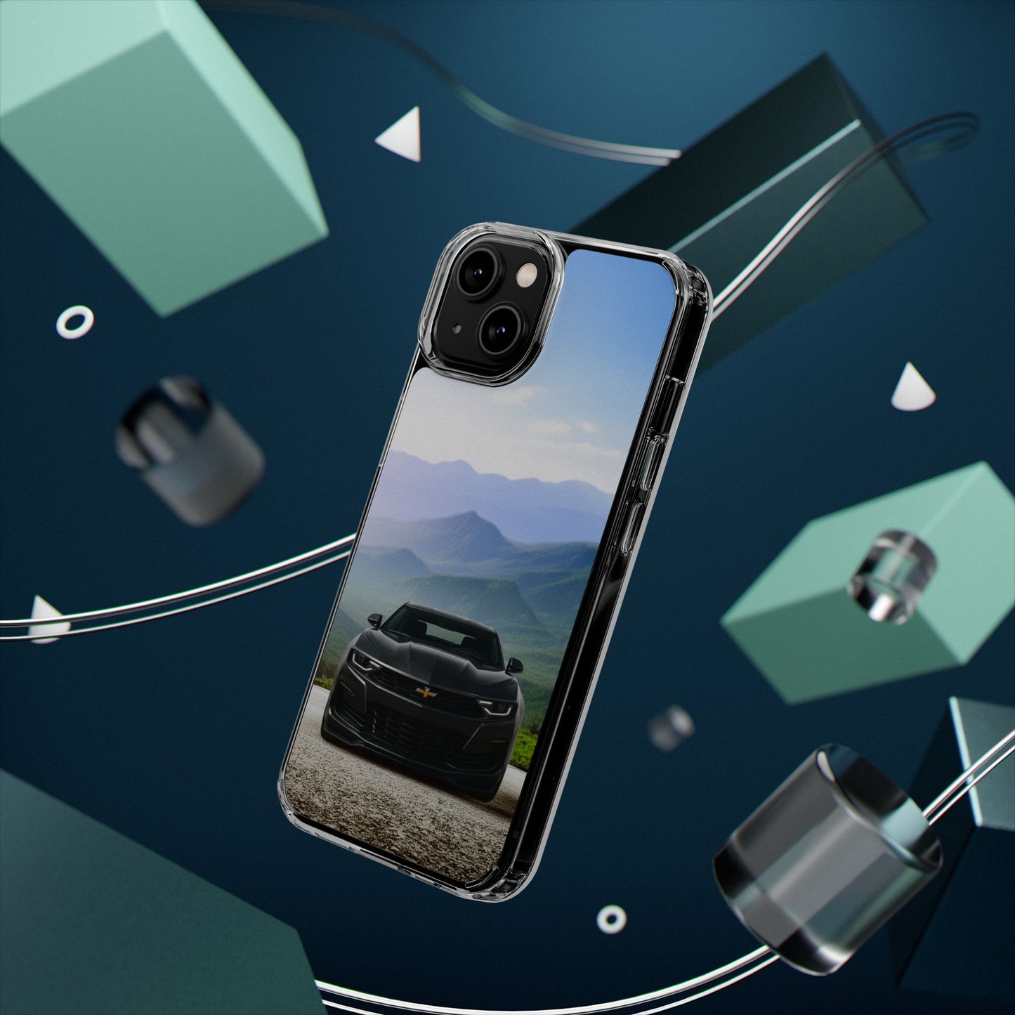 2022 Chevy Camaro SS Clear Phone Case - Ideal for Car Lovers, Outdoor Adventure, Unique Gift for Birthdays, Christmas, Stylish Accessory, Flexi Phone Case for iPhone & Samsung