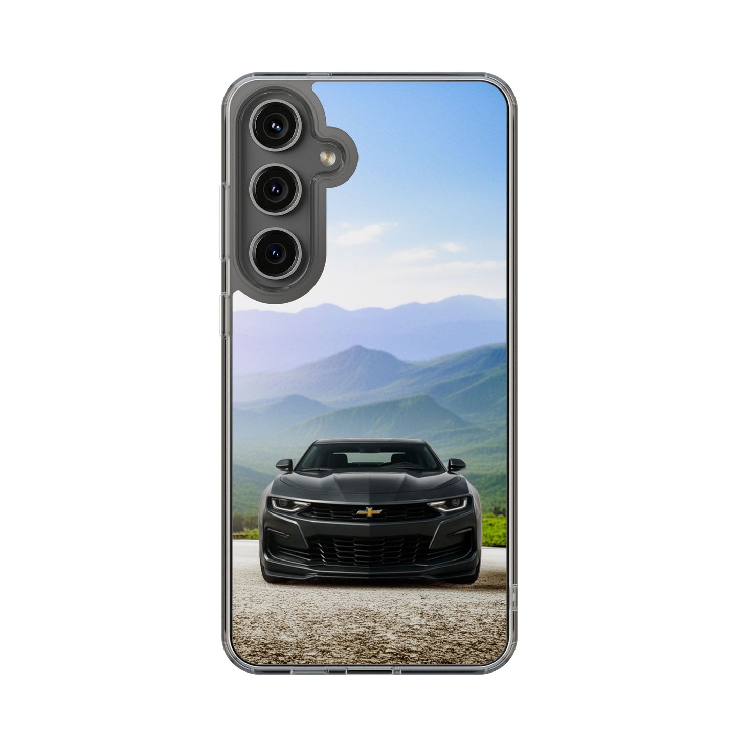 2022 Chevy Camaro SS Clear Phone Case - Ideal for Car Lovers, Outdoor Adventure, Unique Gift for Birthdays, Christmas, Stylish Accessory, Flexi Phone Case for iPhone & Samsung