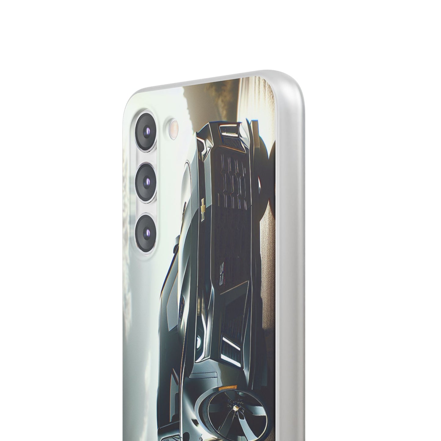 Flexi Phone Case for iPhone & Samsung – 2022 Chevy Camaro SS Car Design Protective Cover