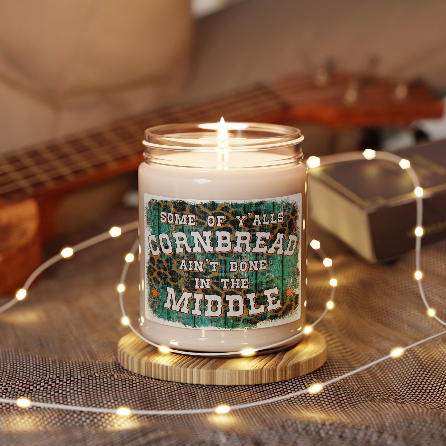 Some Of Y'alls Cornbread Ain't Done In The Middle Soy Candle, Funny Quote Candle, Handmade Candle, Cornbread Candle, Unique Gift Candle, Home Decor Candle - Victory Thru Vision