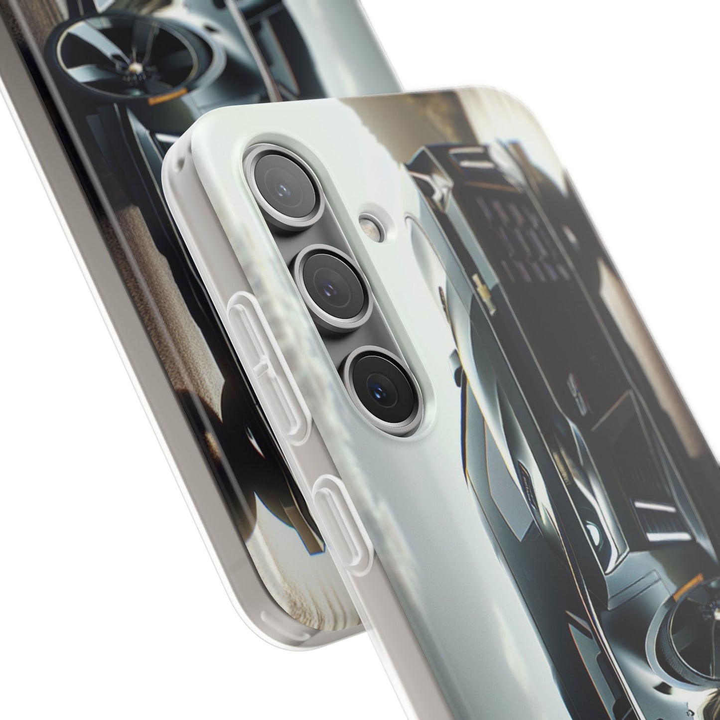 Flexi Phone Case for iPhone & Samsung – 2022 Chevy Camaro SS Car Design Protective Cover