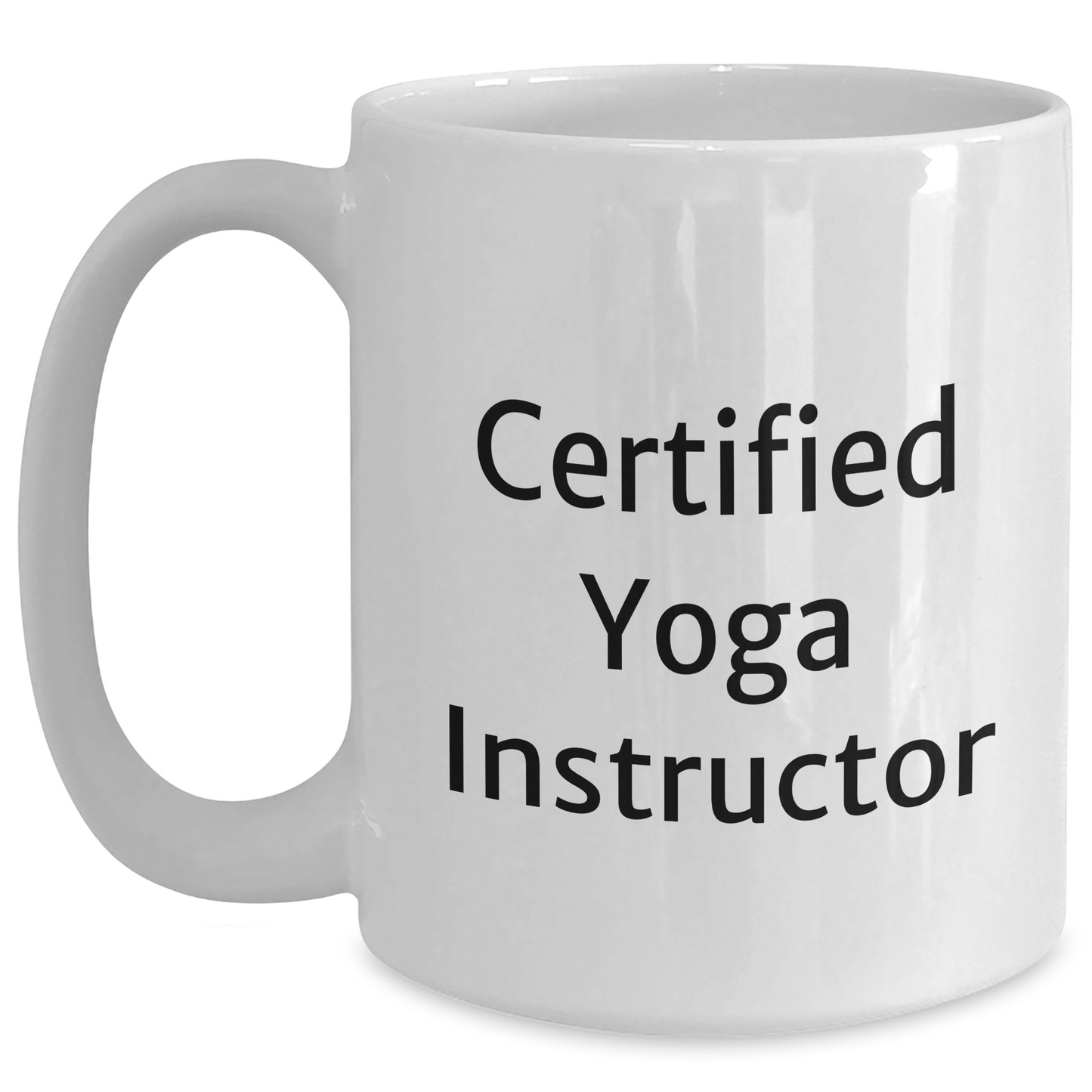 Yoga Instructor Funny Quote White Coffee Mug Gifts for Men from Family, Unique Father's Day Presents - Victory Thru Vision