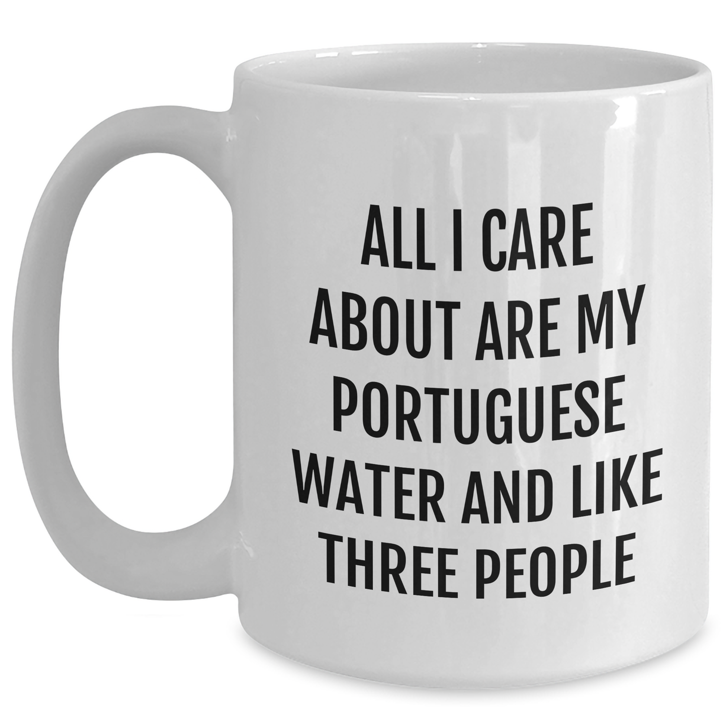 Portuguese Water Dog Gifts: Funny Quote White Coffee Mug, Gifts from Men for Portuguese Water Dog Lovers, Perfect Father's Day Unique Gifts - Main