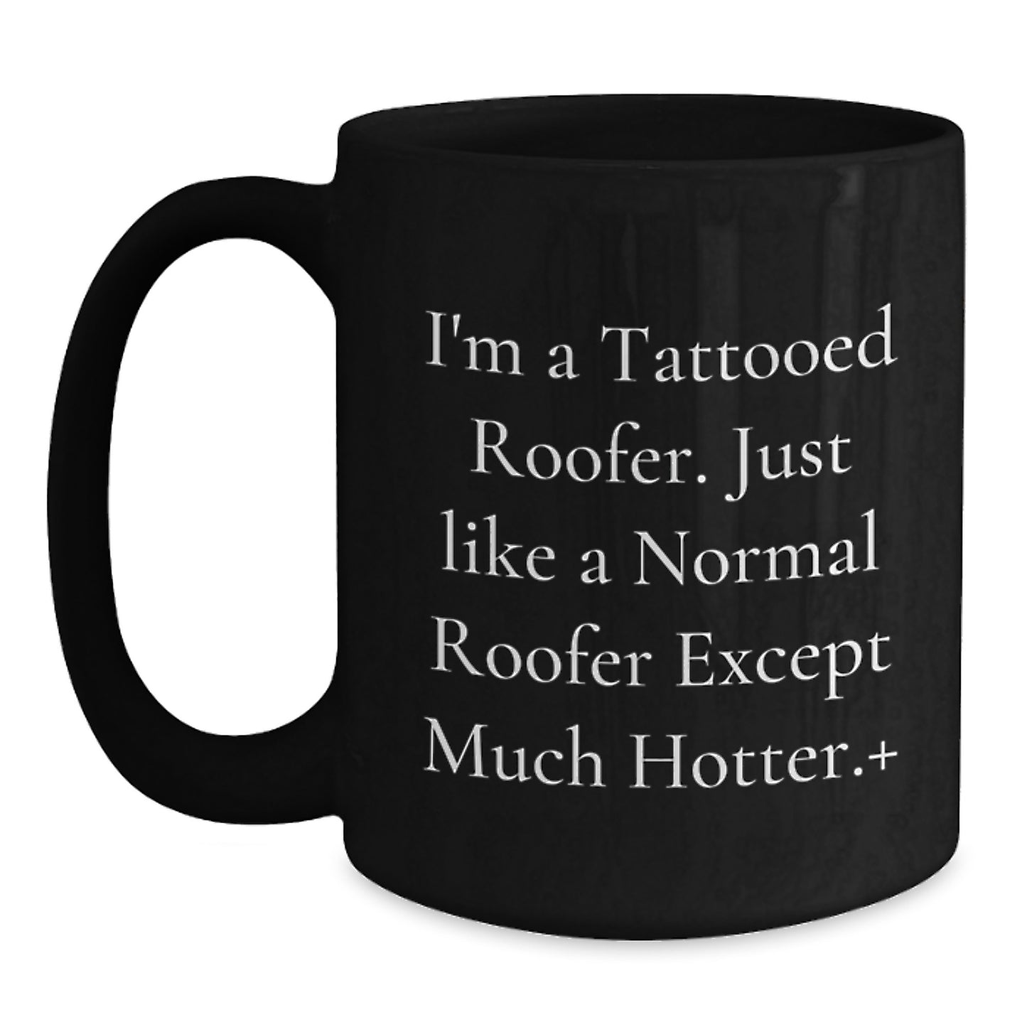 Funny Roofer Mugs Gifts from Friends to Hot Hairy Roofer Men, Unique Christmas Unique Gifts for Roofers, Black Coffee Mug - Main