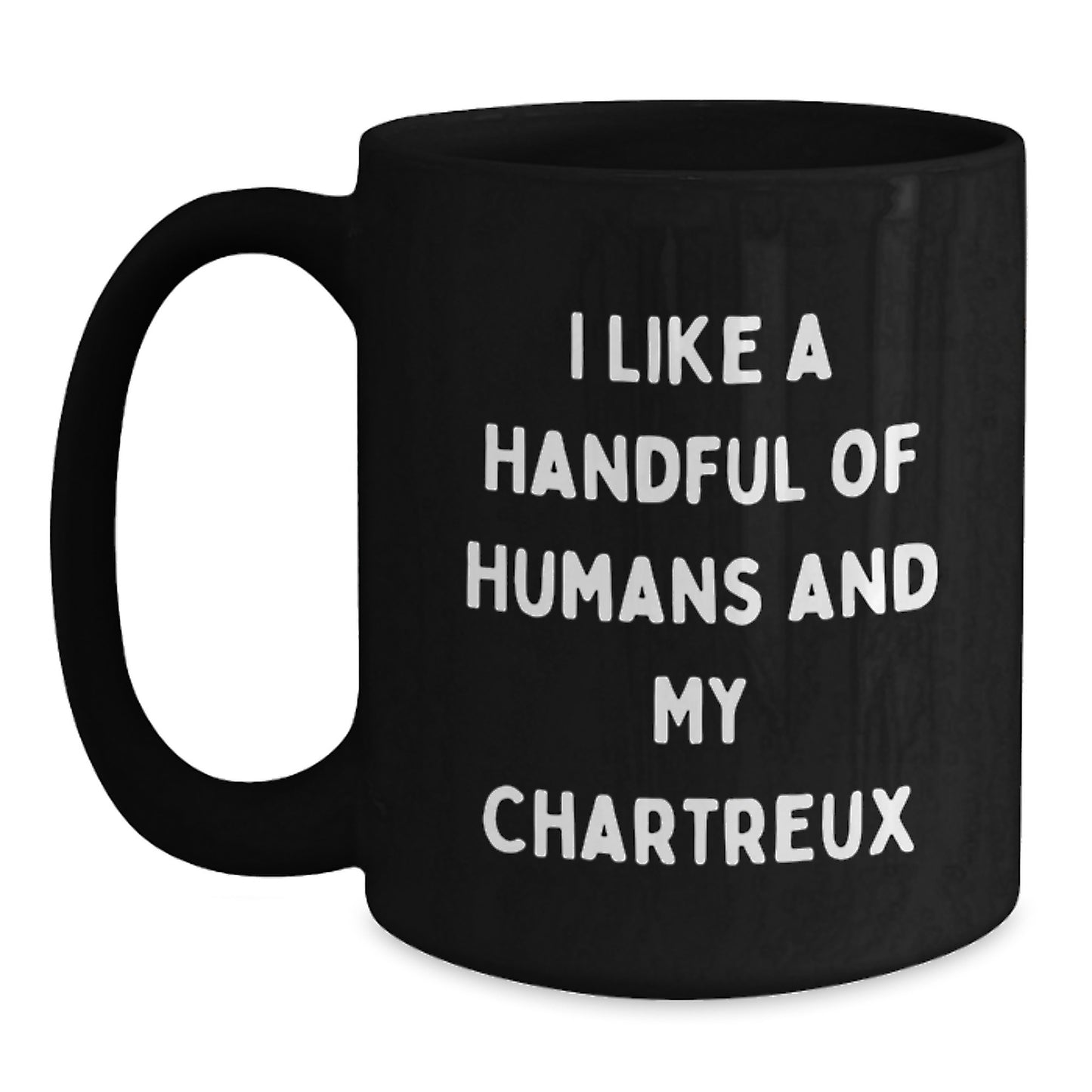 Unique Chartreux Cat Lover Gifts from Men for Women Friends Family - Funny Quote Black Coffee Mug - Main