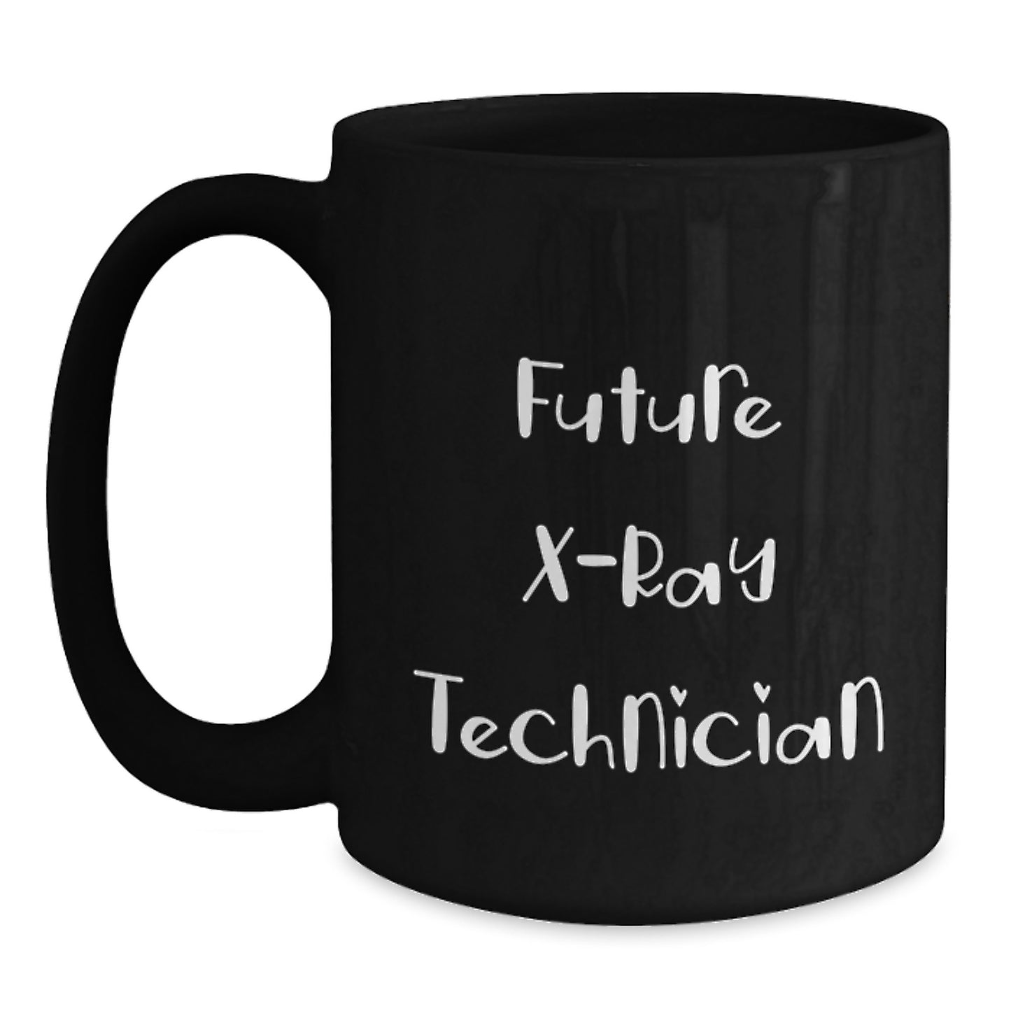 Funny X-Ray Technician Gifts for Men, Women, Friends Christmas Unique Presents, 'Future X-ray Technician' Quote Black Coffee Mug, Gifts from Family, Coworkers - Main