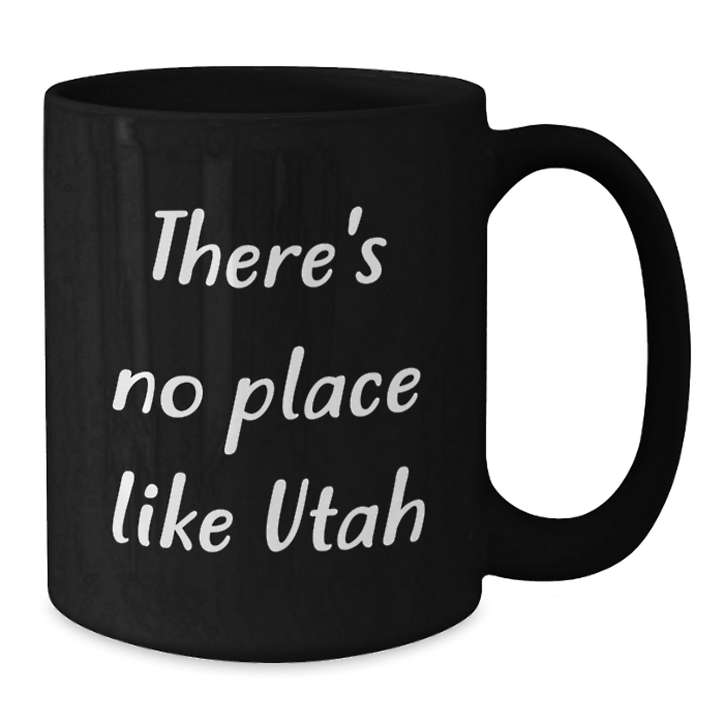 Utah Black Coffee Mugs Gifts from Friends and Family, There's No Place Like Utah Christmas Unique Gifts - Additional