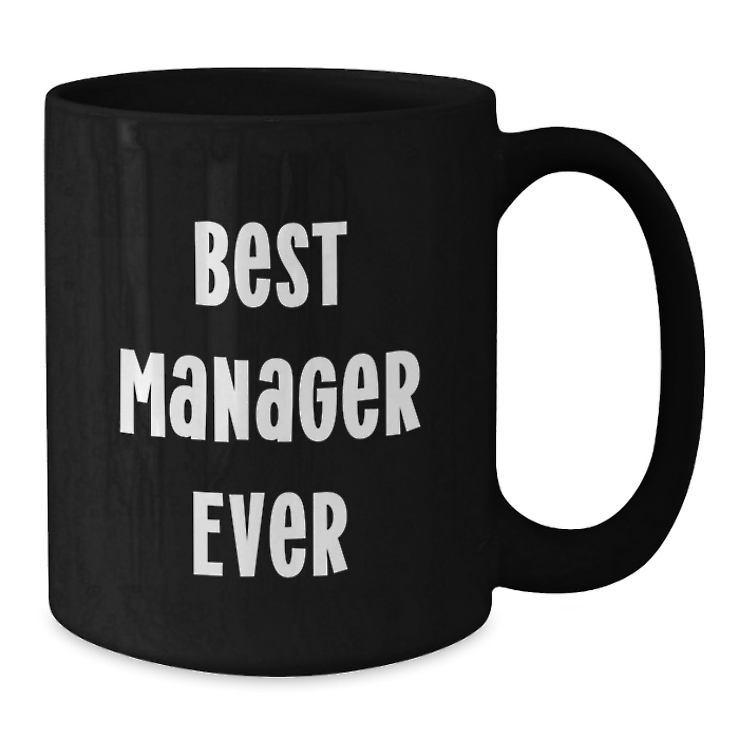 Funny Manager Gifts for Men from, Best Manager Ever Quote, Black Coffee Mug, Perfect for Christmas Unique Gifts - Additional