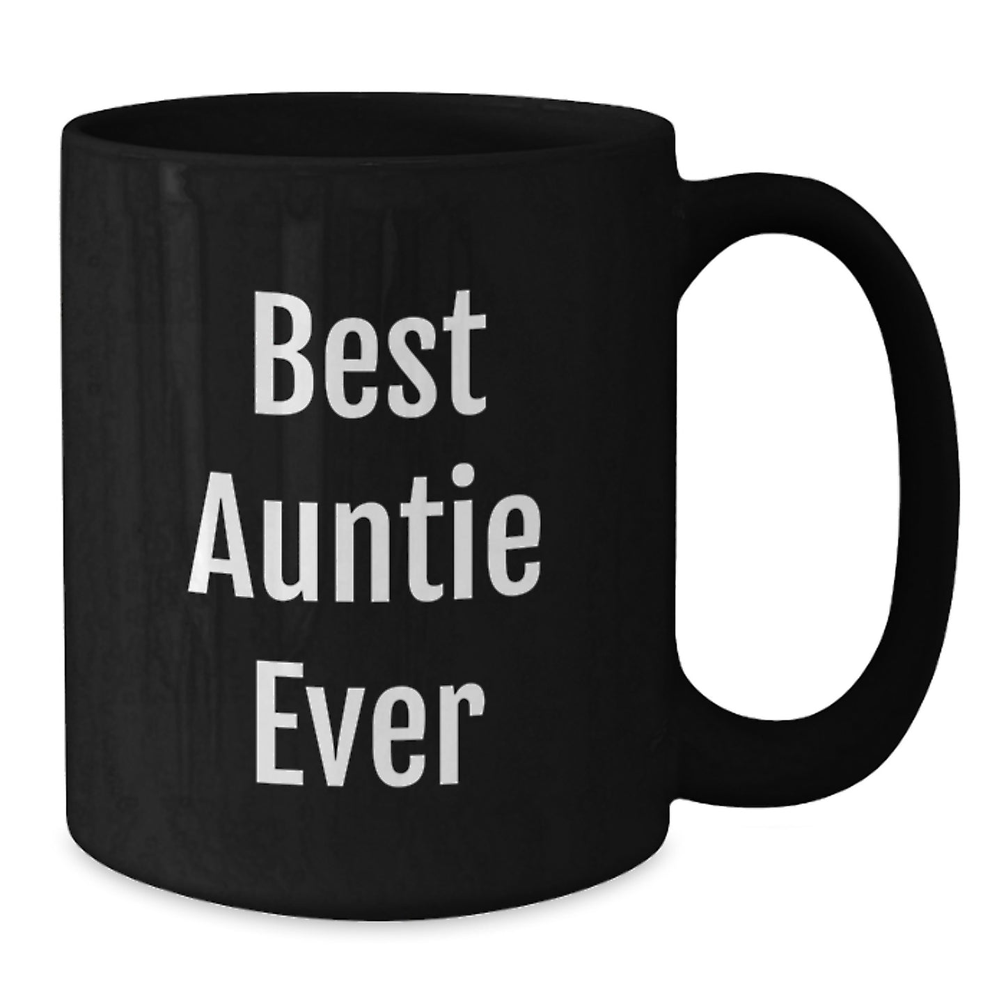 Funny Auntie Gifts from Family - Best Auntie Ever Christmas Unique Mugs for Auntie - Black Coffee Mug Gifts for Women - Additional