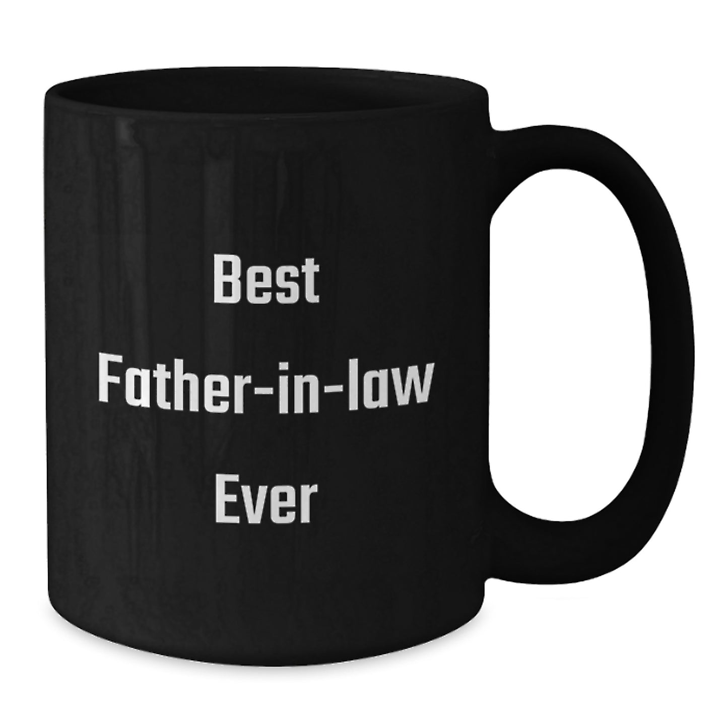 Funny Gifts from Family, Unique Black Coffee Mugs for Father-in-law - Best Quotes Ever, Christmas Unique Gifts for Men - Additional
