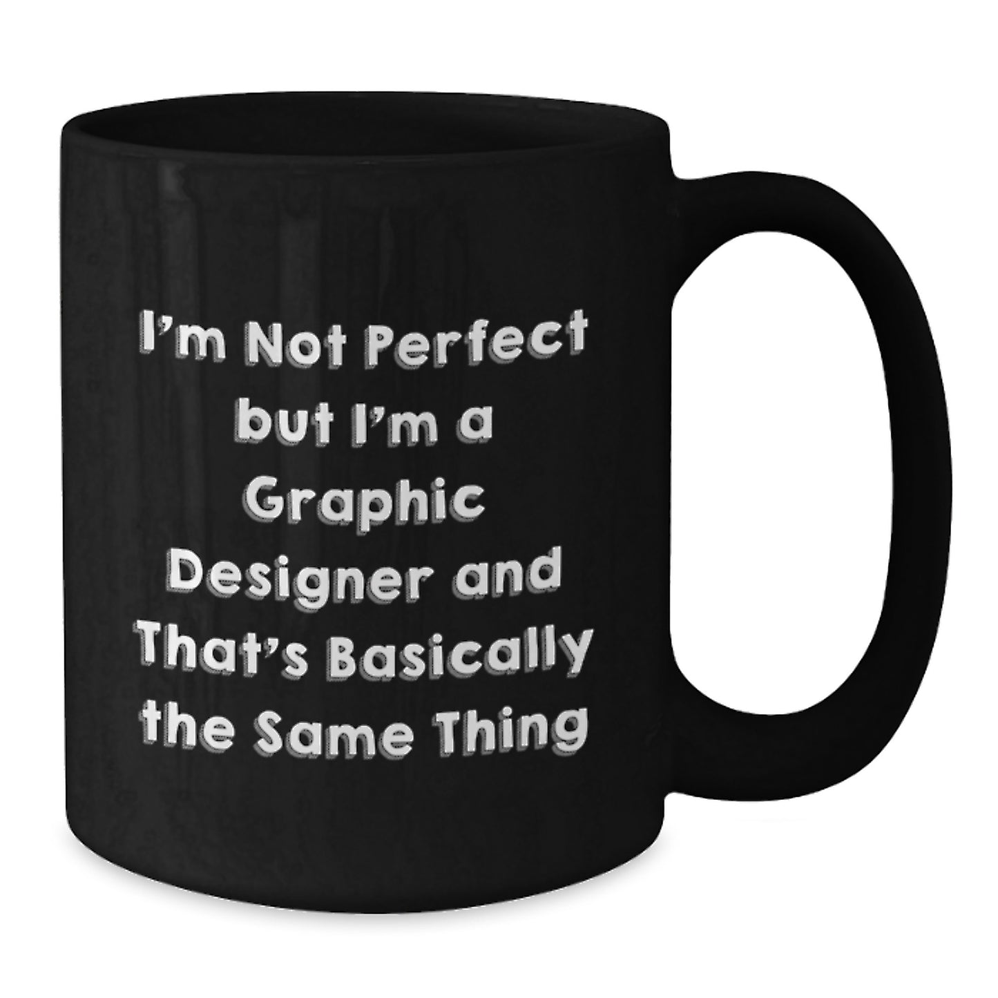 Funny Graphic Designer Christmas Unique Gifts from Friends to Graphic Designers Black Coffee Mugs - Additional