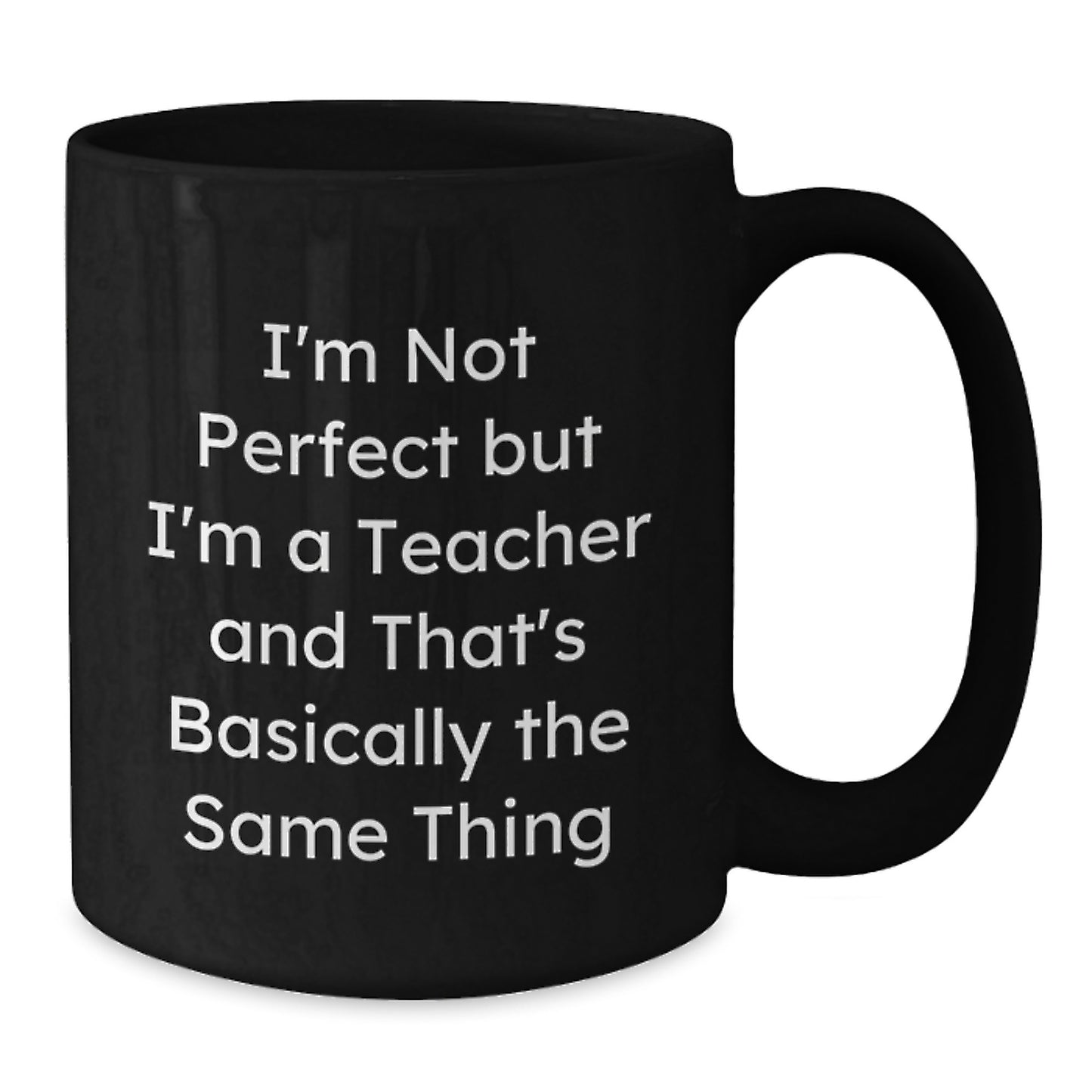 Funny Teacher Gifts for Men from Friends, Black Coffee Mugs with Inspirational Quote, Perfect for Christmas Unique Gifts - Additional