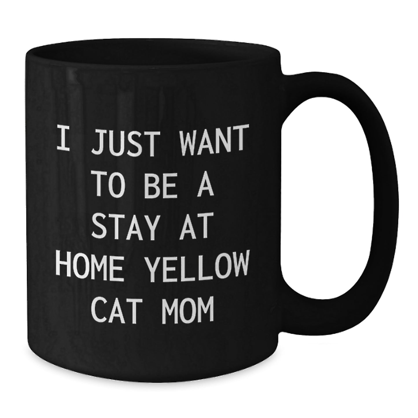 Funny Yellow Cat Mom Gifts from Friends for Yellow Cat Lovers on Christmas Morning with Black Coffee Mug - Additional