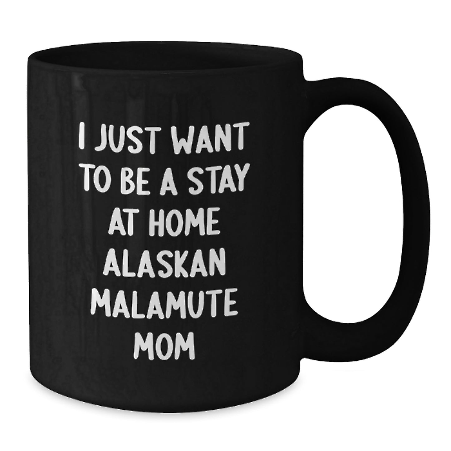 Funny Alaskan Malamute Dog Mom Christmas Unique Gift Ideas, Alaskan Malamute Dog Lover Black Coffee Mug, Gifts from Friends for Alaskan Malamute Dog Enthusiasts, Perfect Christmas Unique Gifts - Additional