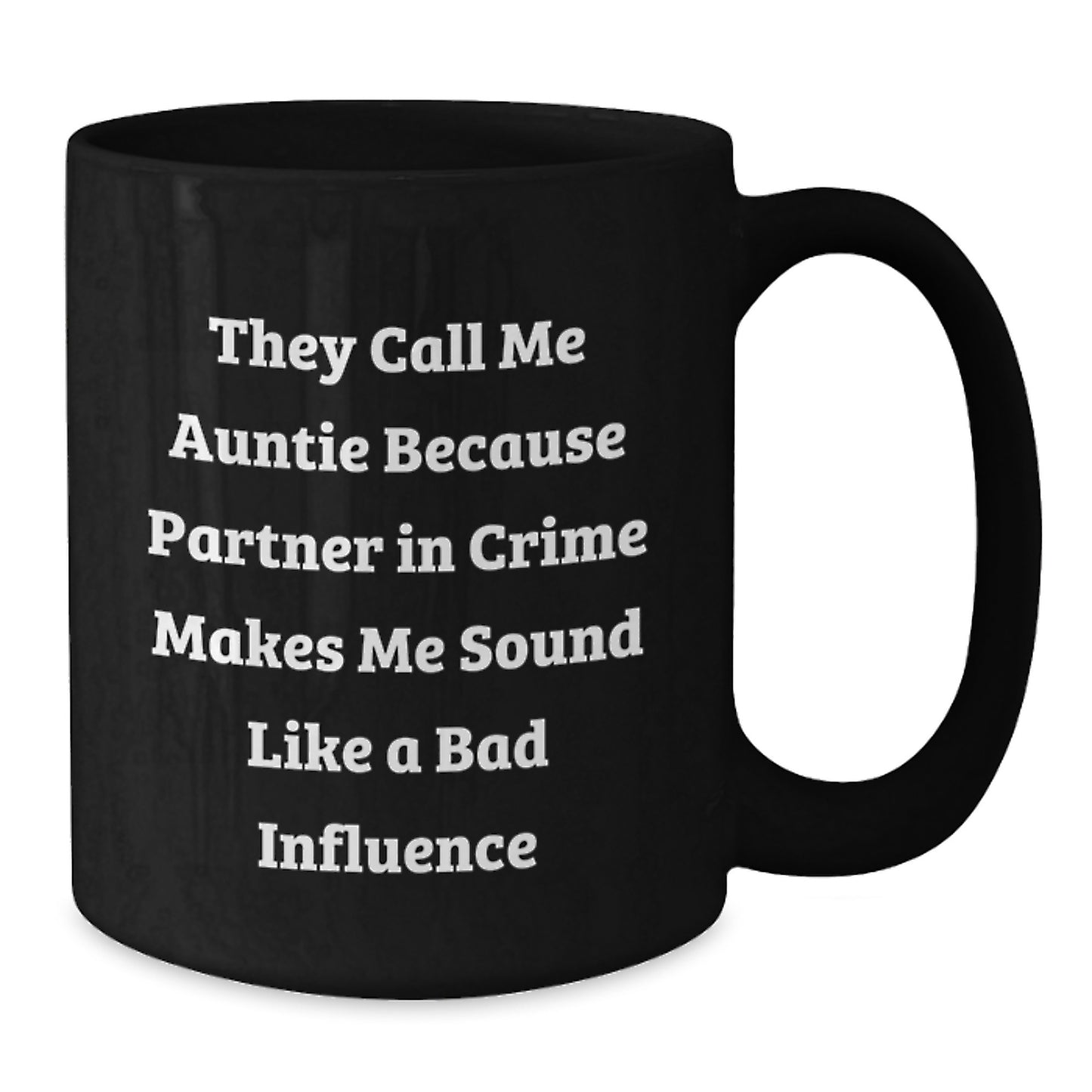Funny Auntie Black Coffee Mug Gifts from Men to Auntie on Birthday Unique Gifts - Additional