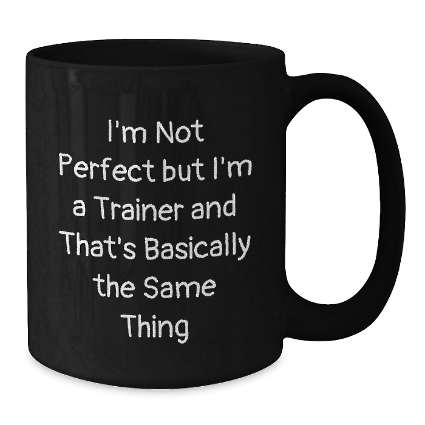 Funny Trainer Gifts for Men from Friends, Unique Black Coffee Mug for Christmas Unique Gifts - Additional