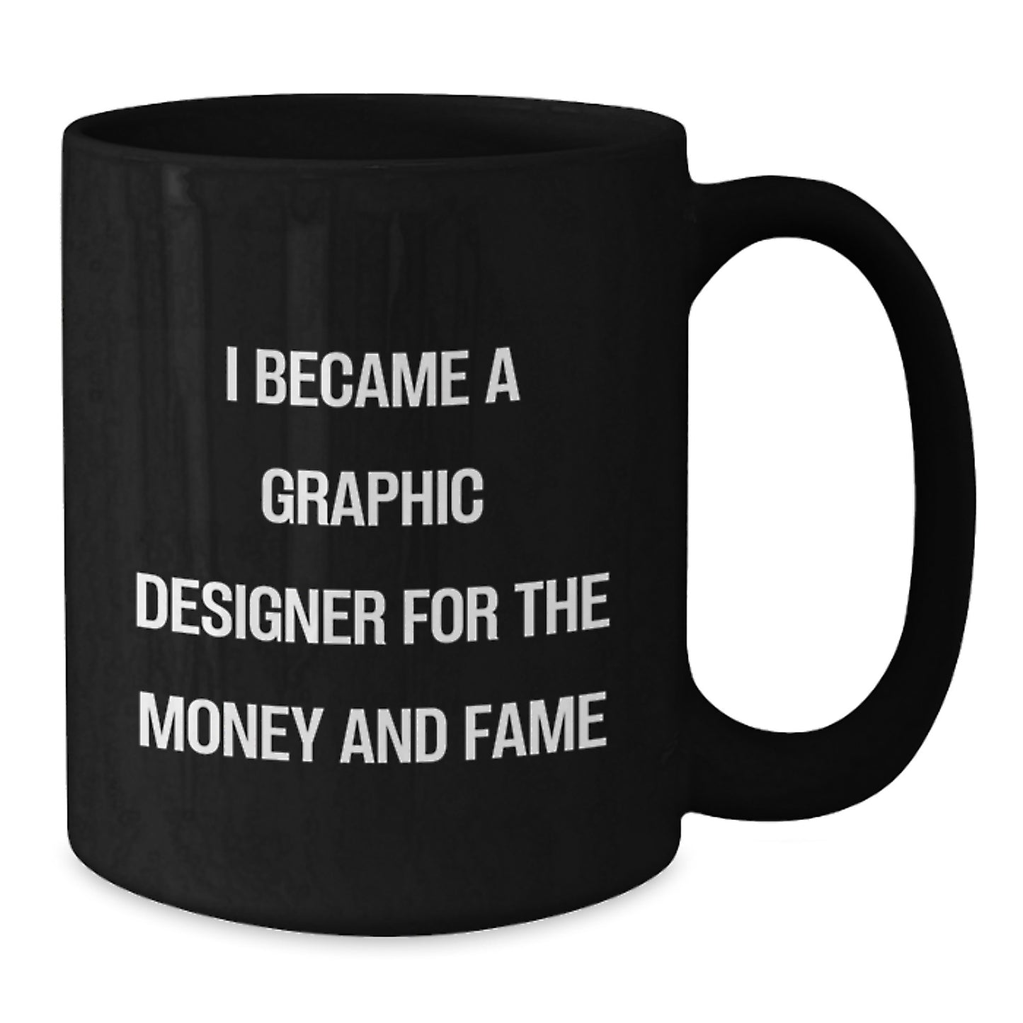Funny Graphic Designer Gifts from Friends, Black Coffee Mug for Graphic Designer, Christmas Unique Presents for Him Her - Additional