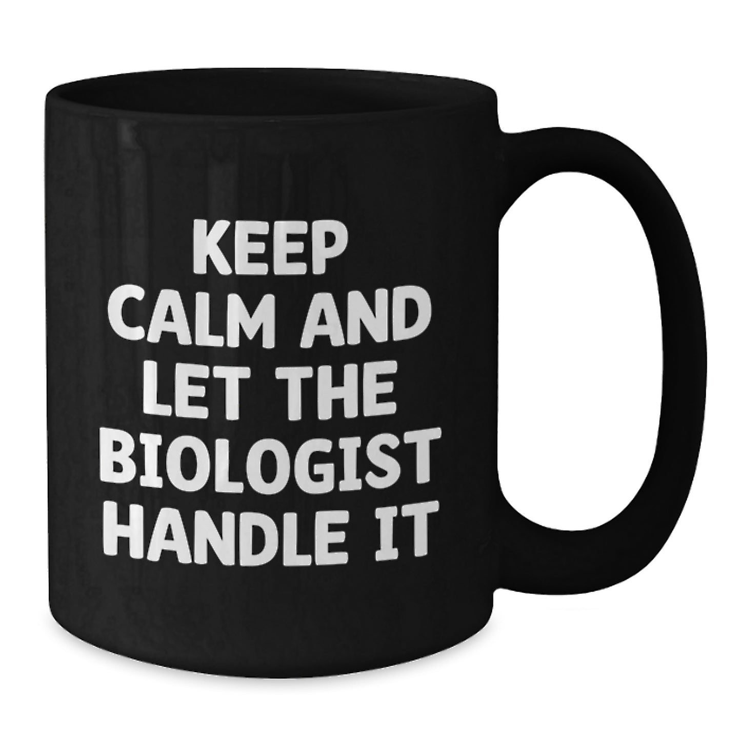 Funny Biologist Gifts from Friends - Black Coffee Mug for Christmas Unique Gifts for Him or Her - Additional