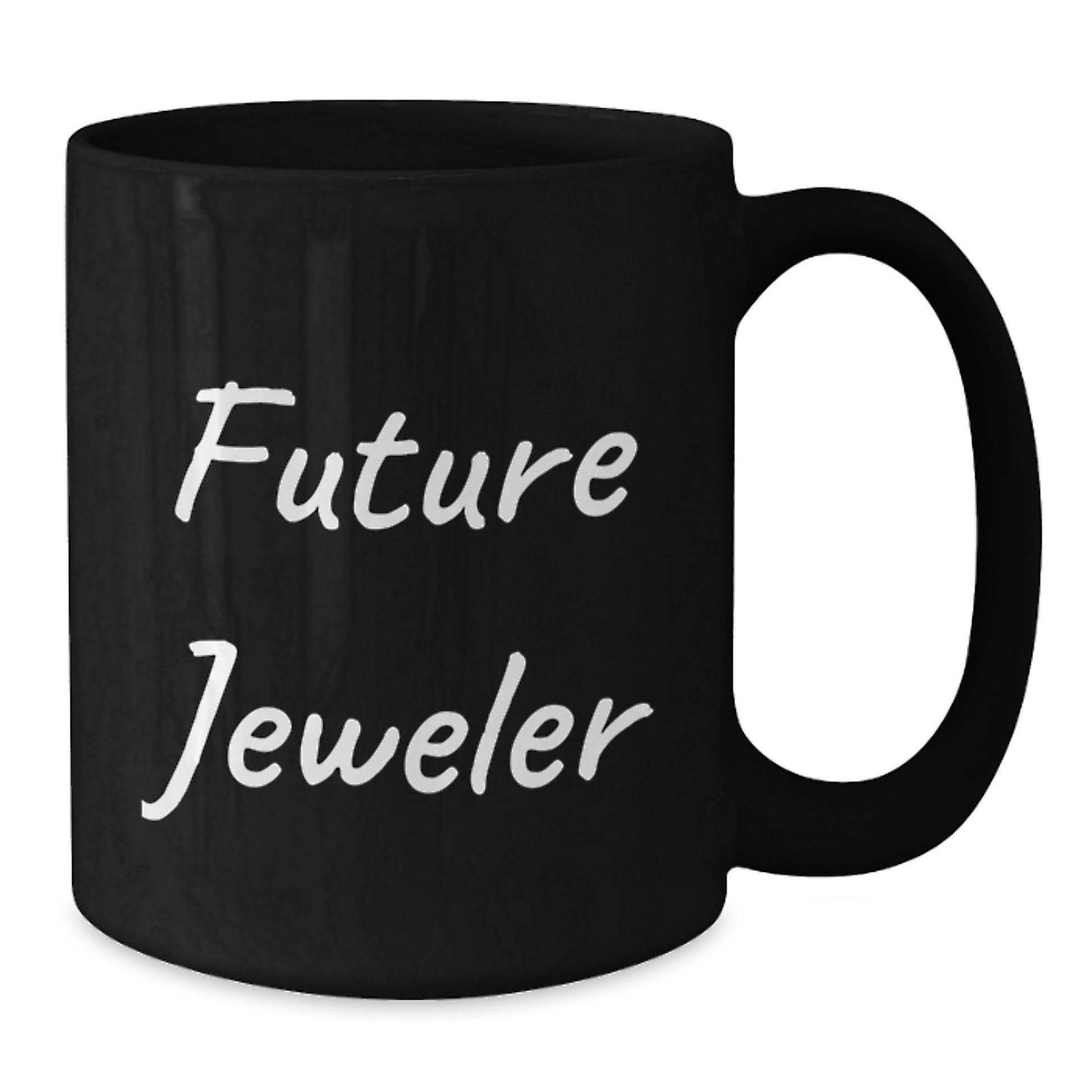 Gifts from Jeweler Enthusiasts, Funny 'Future Jeweler' Black Coffee Mugs for Men, Women, Friends, Family Christmas Unique - Additional