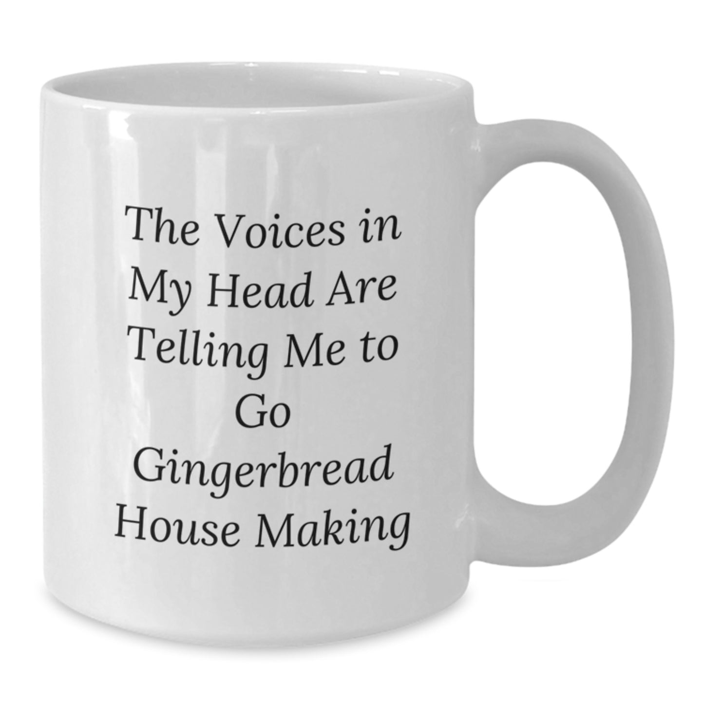 Funny Gingerbread House Making Gifts for Friends - White Coffee Mug, Perfect for Gingerbread House Making Enthusiasts, Christmas Unique Gifts from Friends - Additional