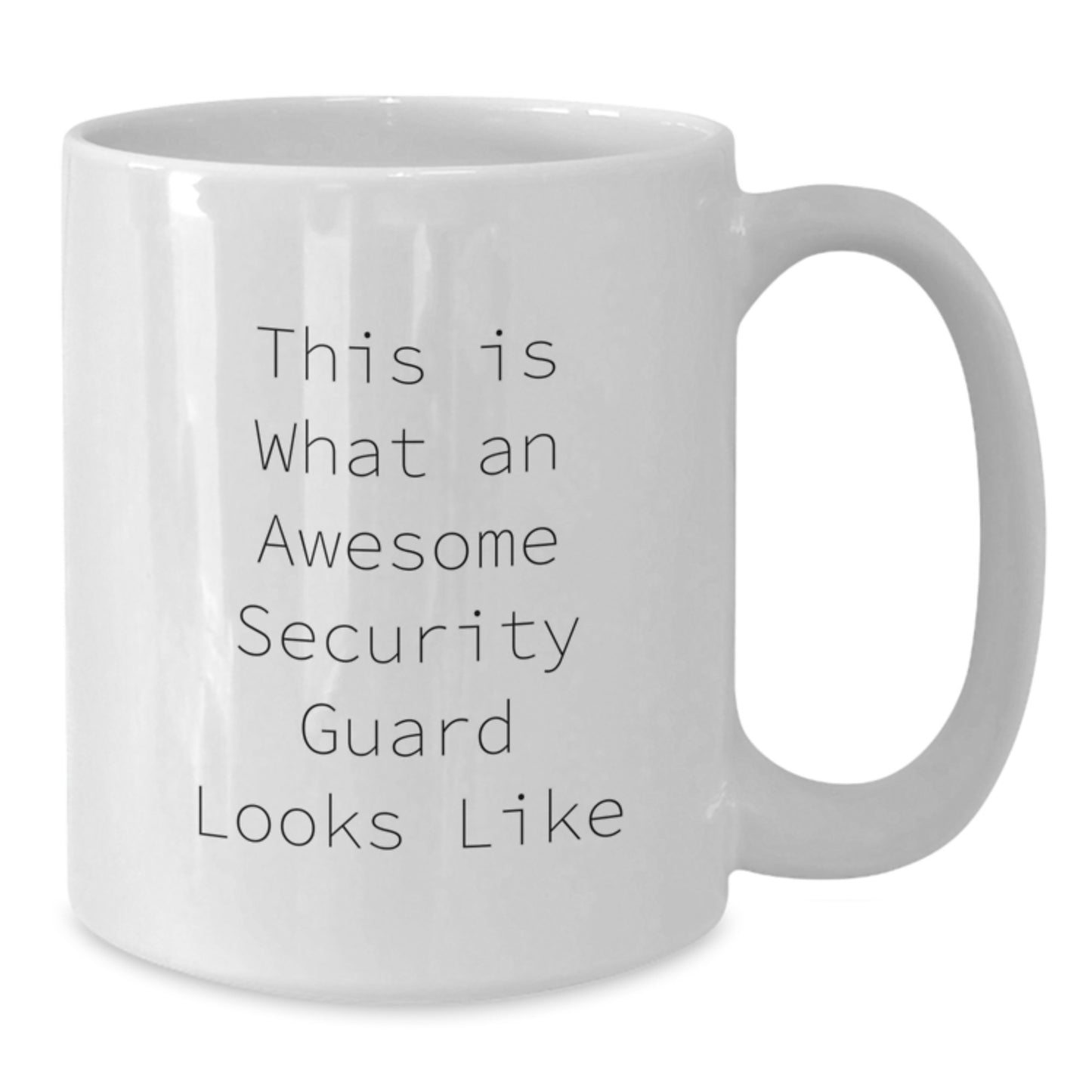 Funny Security Guard Gifts from Men, Awesome White Coffee Mug for Security Guard Friends, Christmas Unique Gifts for Security Guard Coworkers - Additional